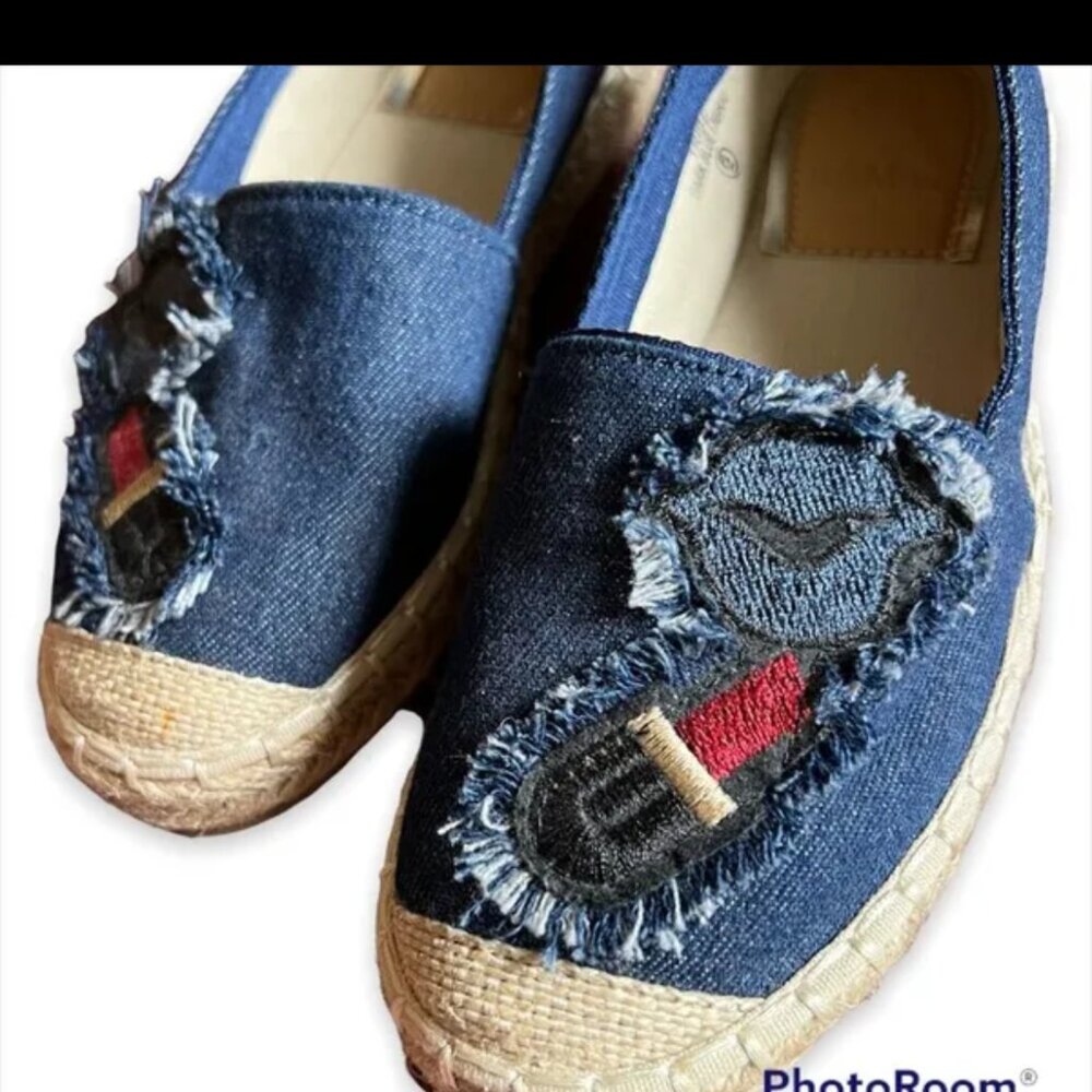 Bella Marie Lip‎ Stick Espadrilles size 6 - Picture 3 of 12